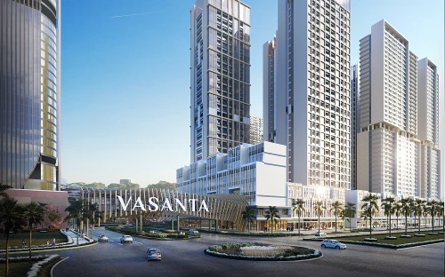 Vasanta Innopark Holds the Topping Off Ceremony of Aoki and Botan Towers | KF Map – Digital Map for Property and Infrastructure in Indonesia